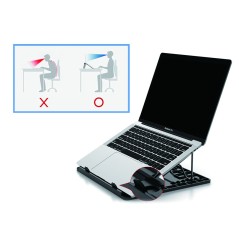 Conceptronic Ergo Laptop Cooling Stand - ergonomisk stativ